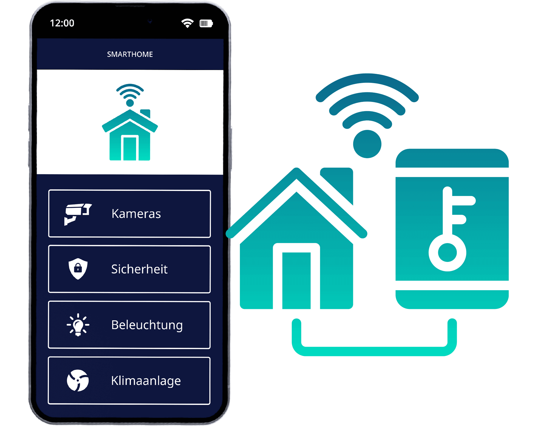 IoT und Smart Home Applications auf einem IPhone